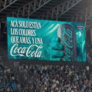 coca cola finds a way into football stadiums where red is off limits