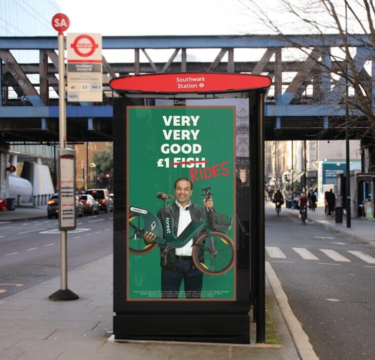 forest taps 1 fish man for 1 rides push