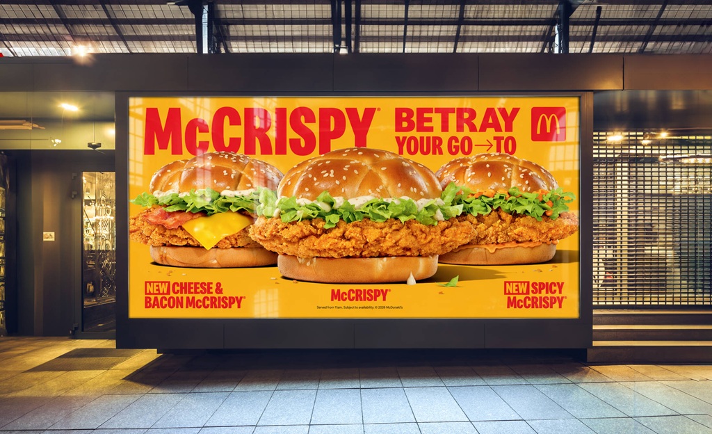 mccrispy. betray your go to