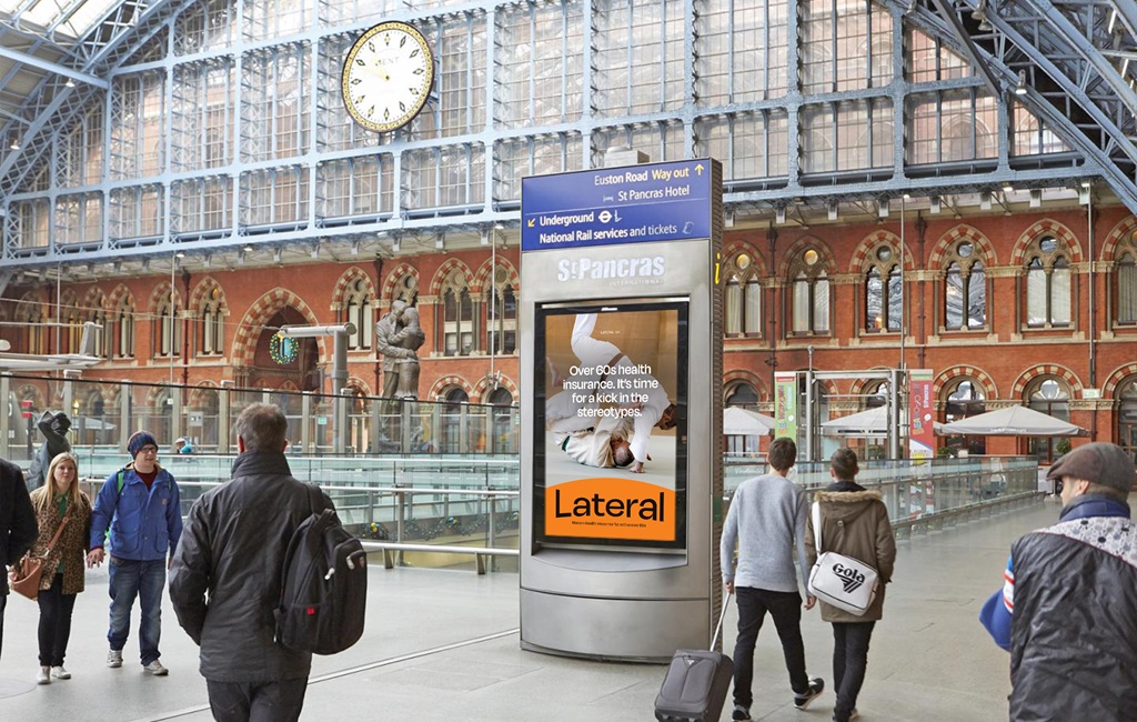 over 60s with debut ooh campaign