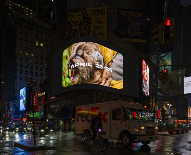 wild animals take over new york for wildlife conservation societys earth month initiative1