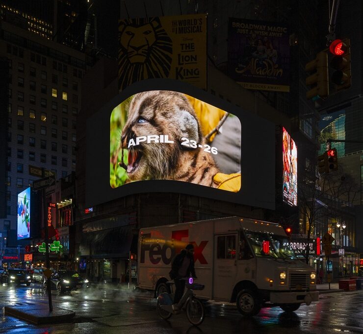 wild animals take over new york for wildlife conservation societys earth month initiative1