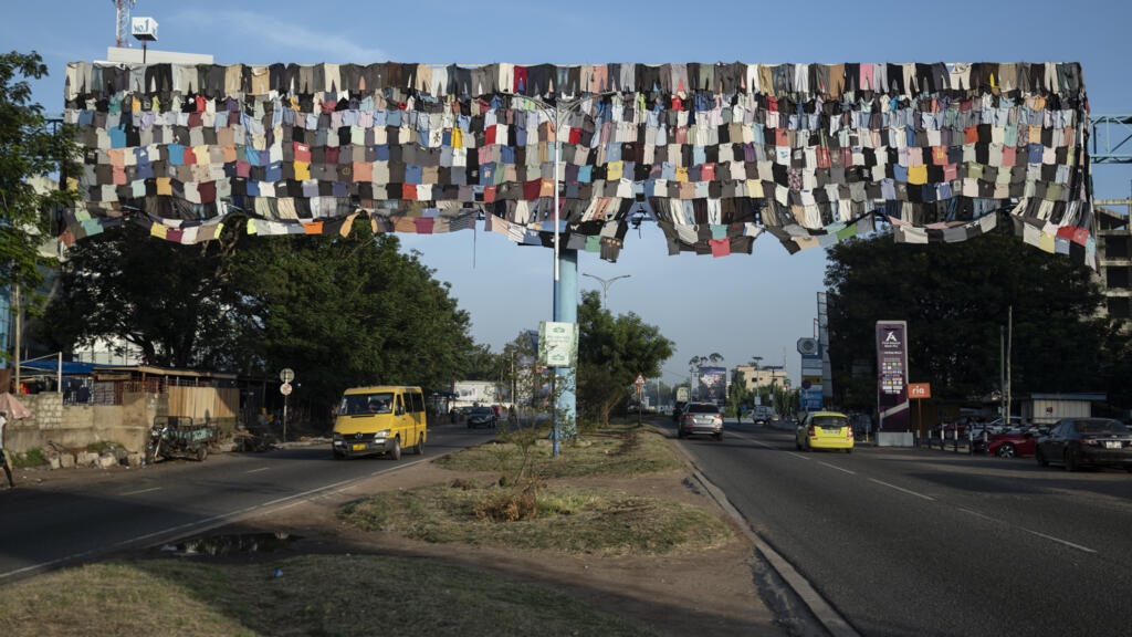 ghana artists billboard campaign takes aim at fast fashion fallout