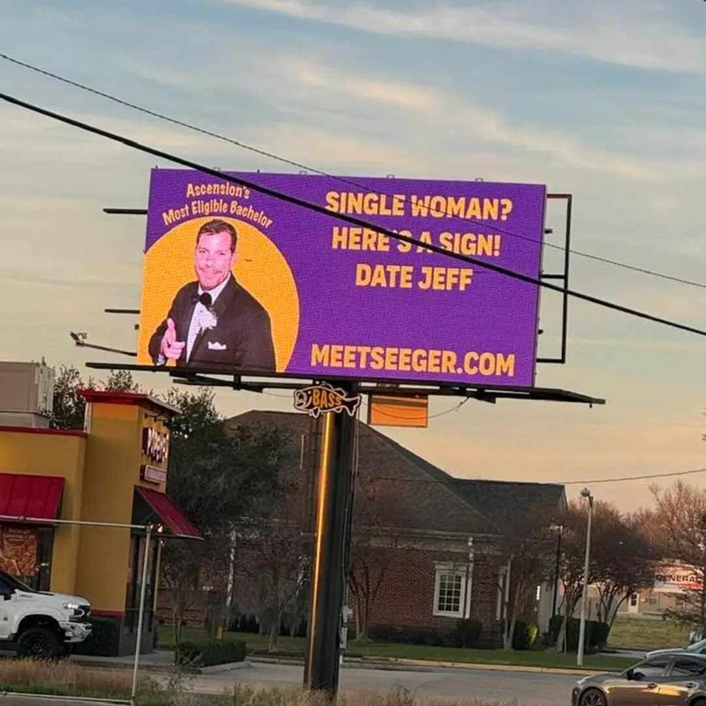 man who put up billboard advertising himself as most eligible bachelor announces engagement