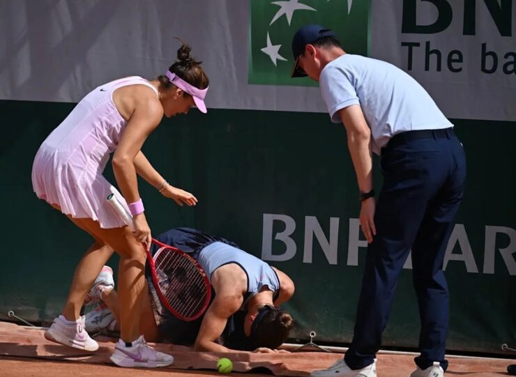 zeynep sonmez pulls out of roland garros doubles after tripping