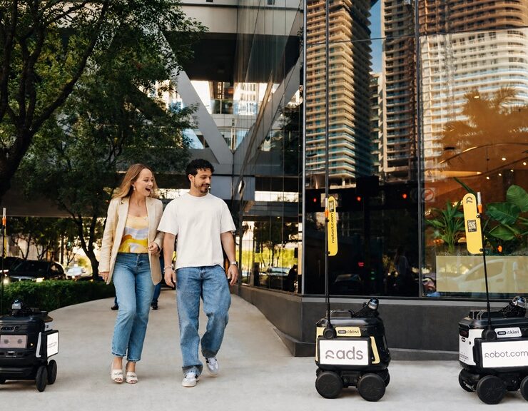 robot.com launches r ads redefining out of home advertising with its autonomous robot media network