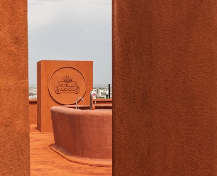 stella artois opens clay bar rooftop activation in paris during roland garros