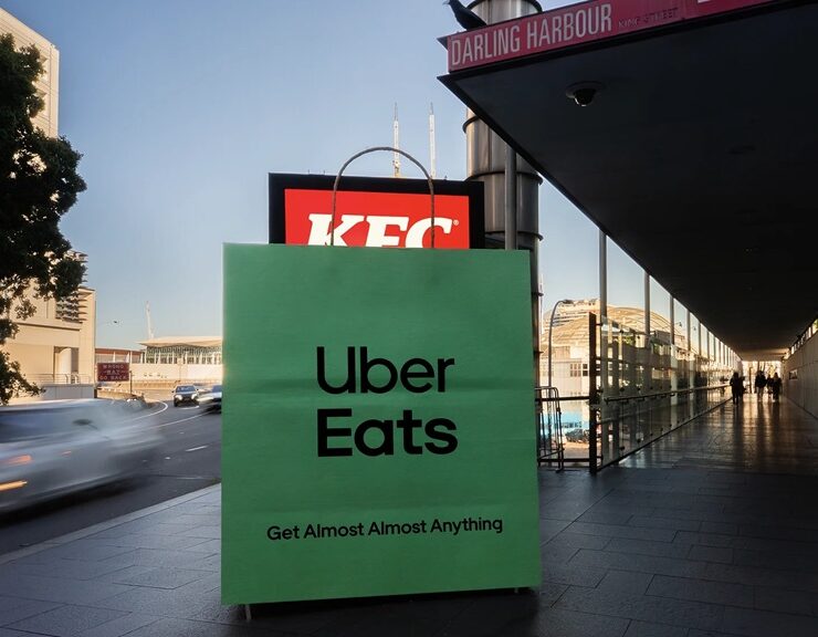 uber eats bags up brands for ooh campaign in australia3