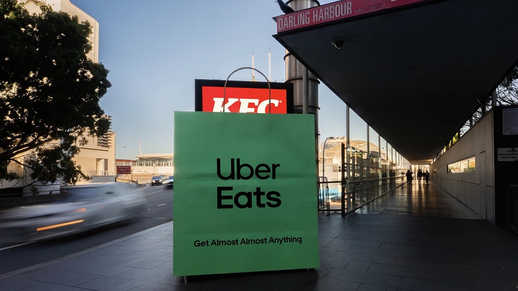 uber eats bags up brands for ooh campaign in australia3