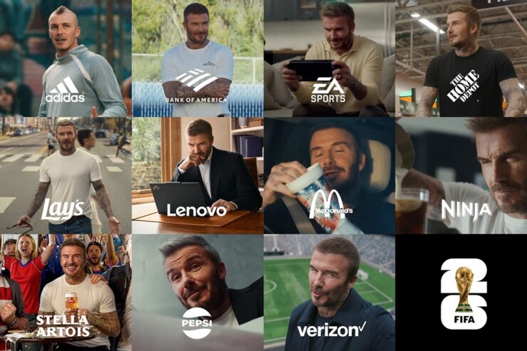 david beckham fifa world cup 2026 advertising marketing ads sponsors