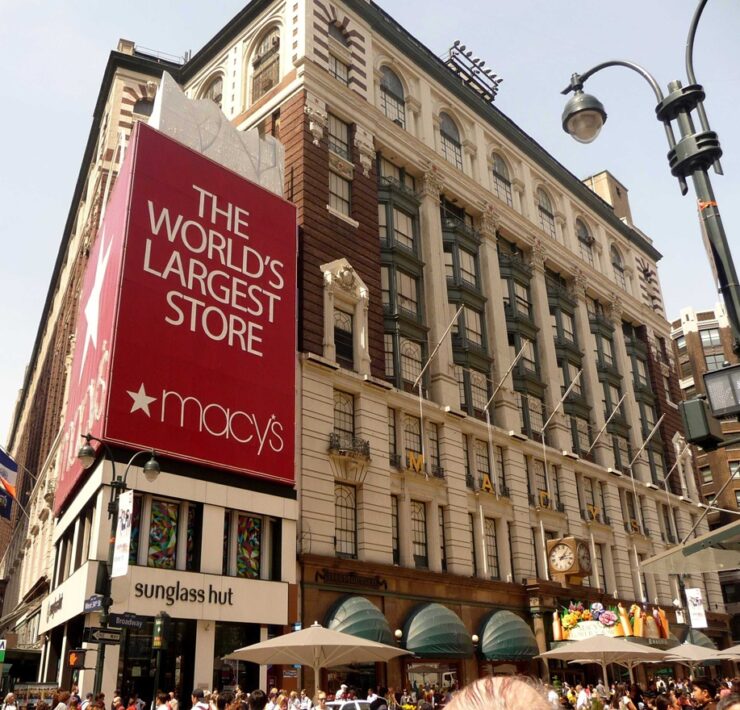 the iconic herald square macys sign is down laying history bare