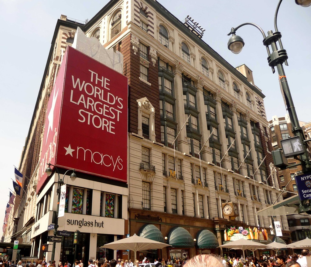 the iconic herald square macys sign is down laying history bare