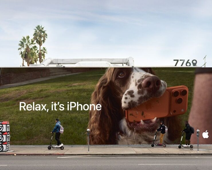 iphone billboards swap perfection for everyday chaos