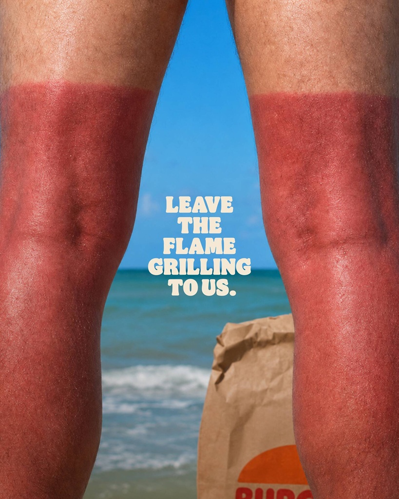 Burger King Бельгия: «Доверьте приготовление на гриле нам» 2 leave the flame grilling to us1
