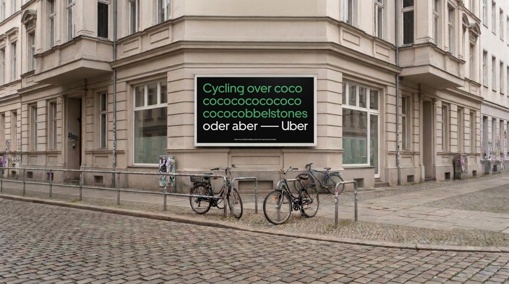Новая кампания Uber в Германии: «oder aber Uber» 3 oder aber uber