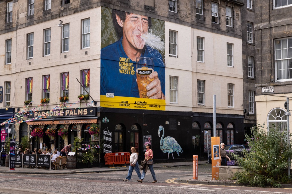Сидр, который выплевывают: дерзкая кампания Magners на Fringe 4 thats magnertism