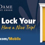 notre dame federal credit union explains viral south bend airport ad
