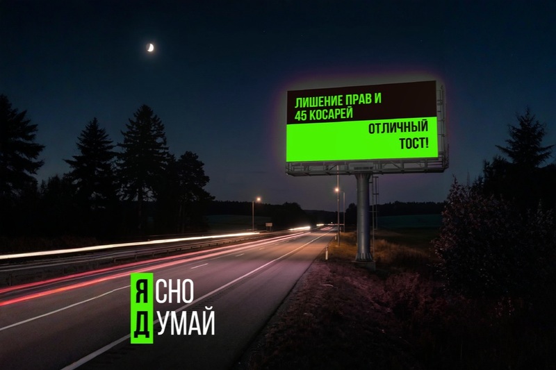 На Вологодчине появились пугающие баннеры о безопасности дорог 2 social1